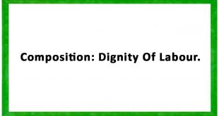 composition dignity of labour