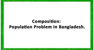 composition population problem in bangladesh