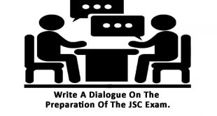 write a dialogue on the preparation of the jsc exam